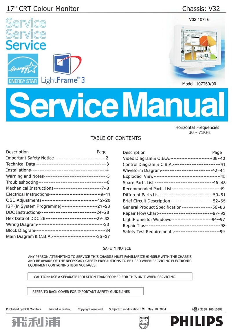 Philips 107T60 User manual