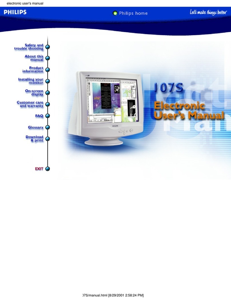 Philips 107S20-20Z Installation and operating instructions
