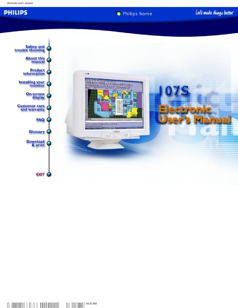 Philips 107S51 User manual