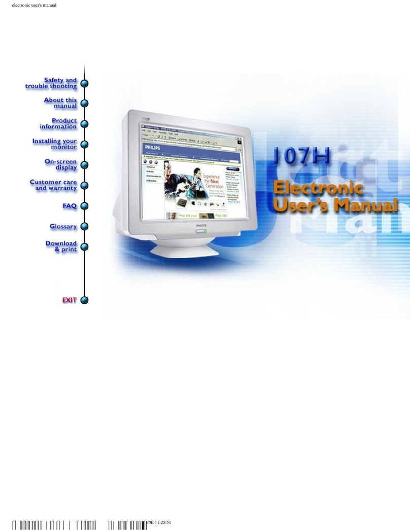 Philips 107H62 Installation and operating instructions