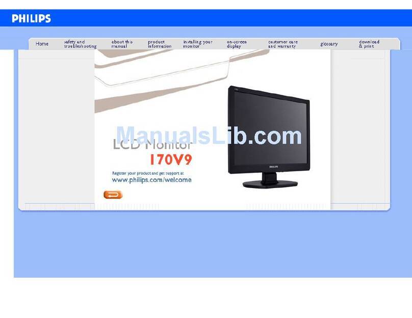 Philips 170V9FB User manual Philips 170V9FB User manual