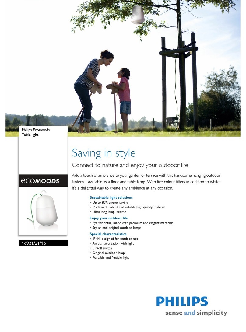 Philips ecoMOODS 16921/31/16 Specifications