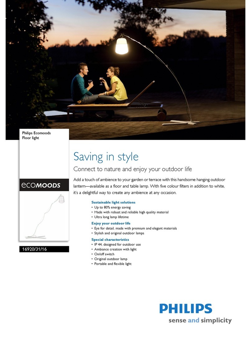 Philips ecoMOODS 16920/31/16 User manual Philips ecoMOODS 16920/31/16 User manual