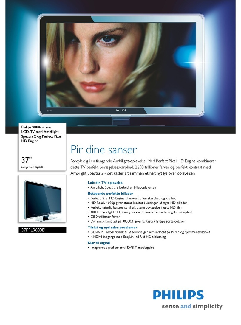 Philips 37PFL9603D User manual Philips 37PFL9603D User manual
