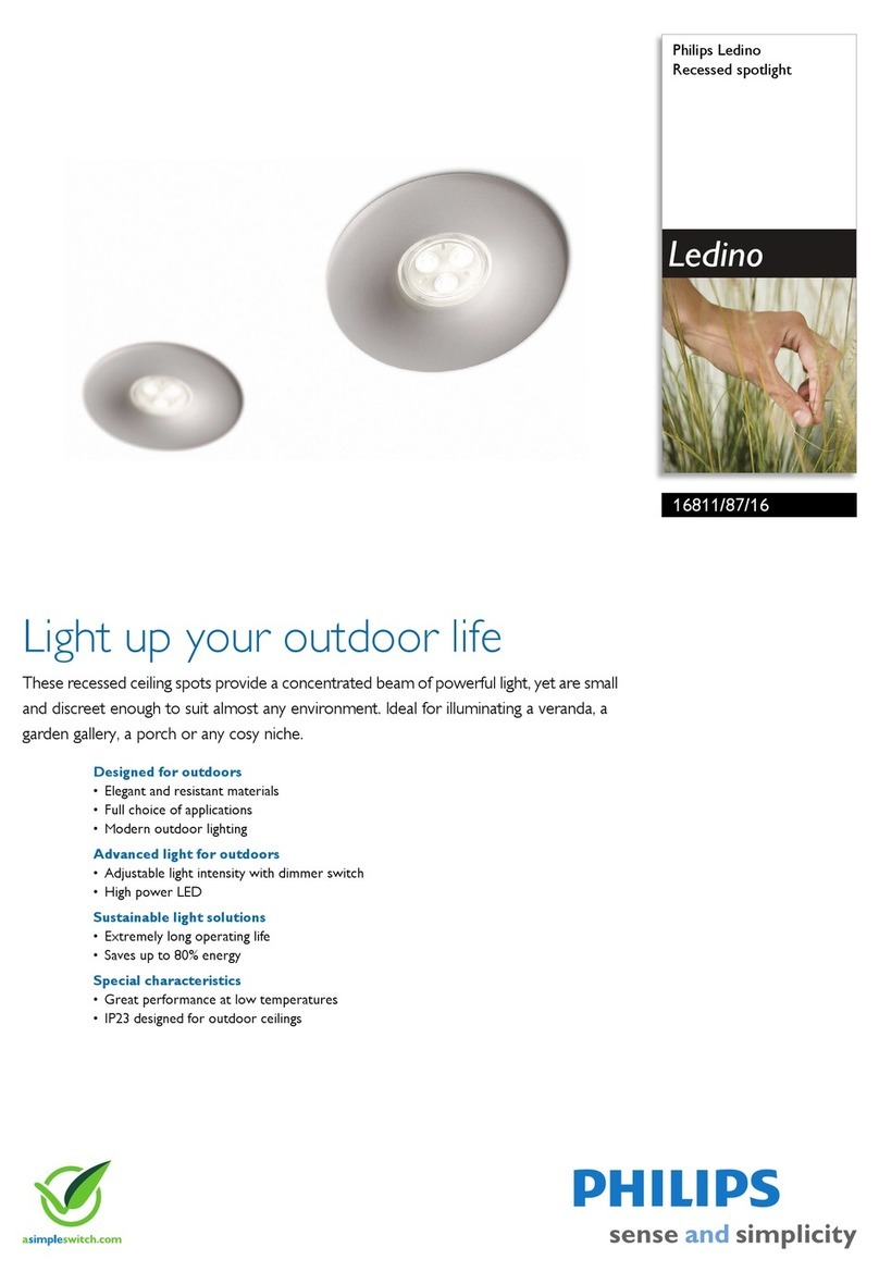 Philips Ledino 16811/87/16 Specifications