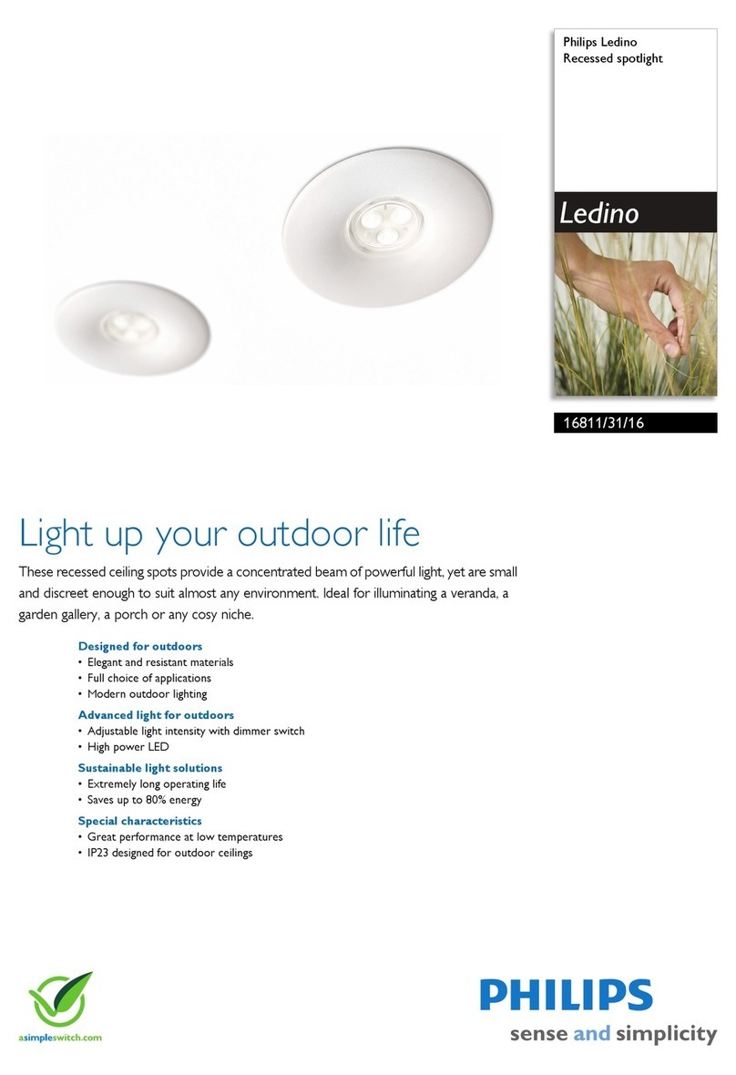 Philips Ledino 16811/31/16 Specifications