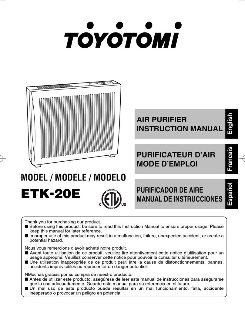 Toyotomi ETK-20E instruction manual