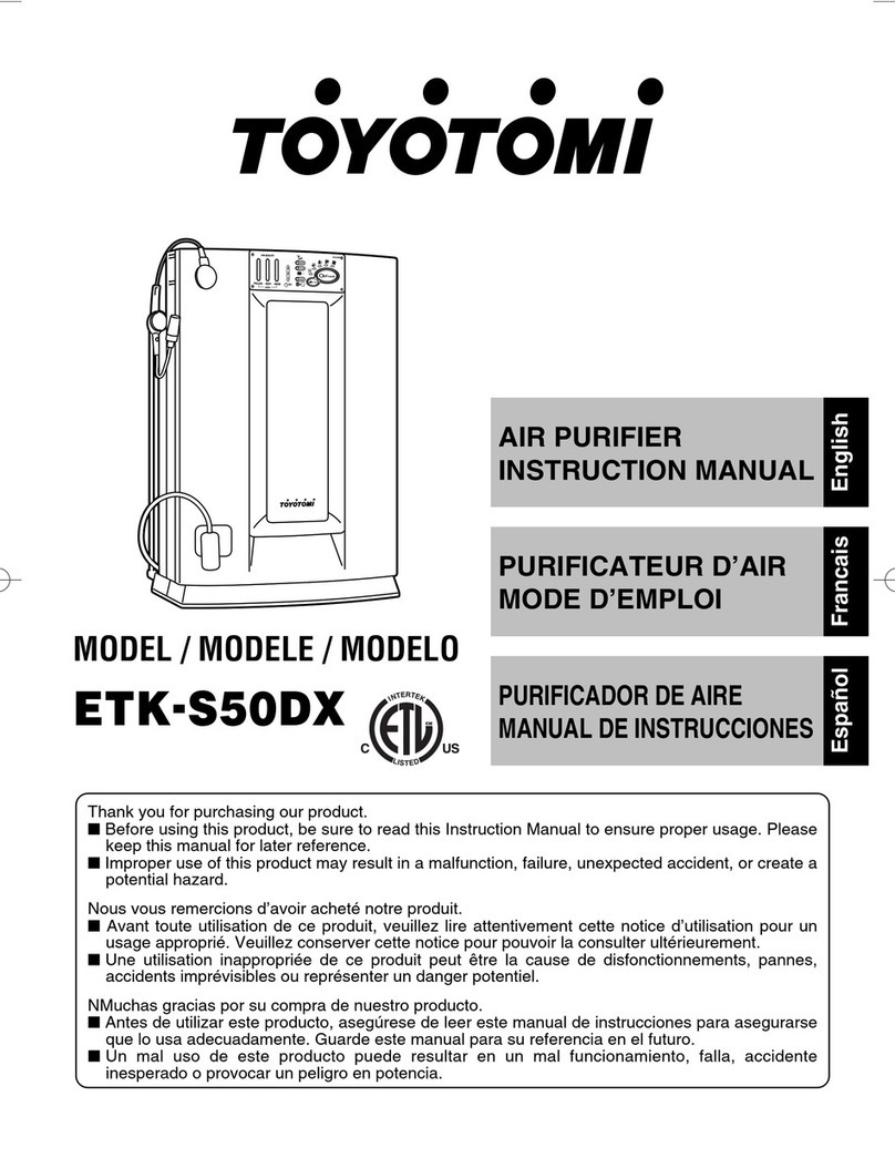 Toyotomi ETK-S50DX instruction manual