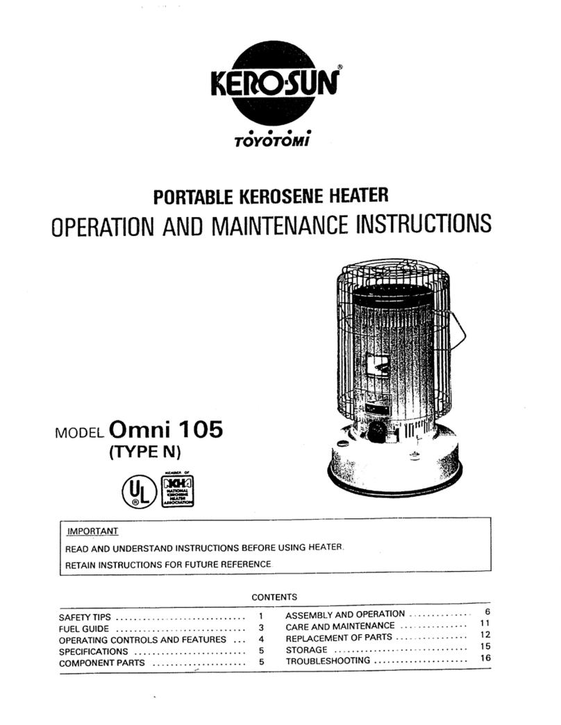 Kero-Sun Omni 105 Type N User manual
