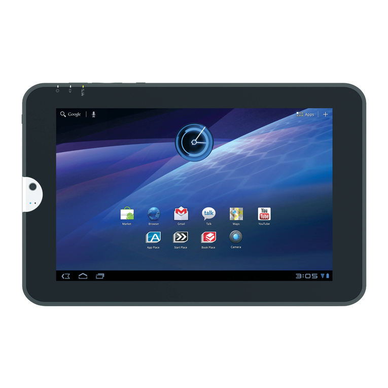 Toshiba Thrive 10.1 8GB User manual