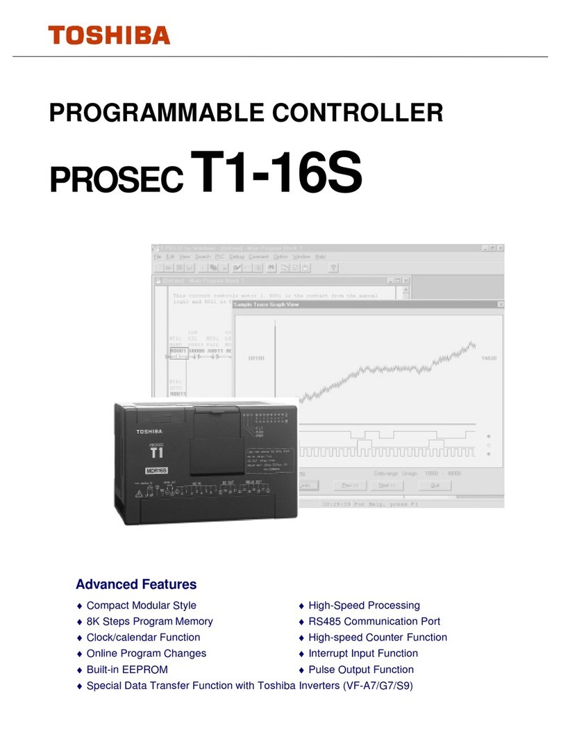Toshiba PROSEC T1-16S User manual