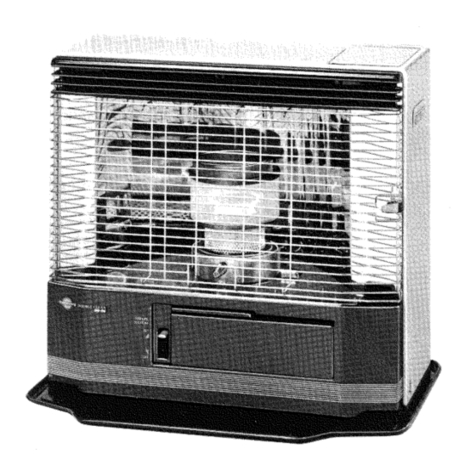 Toyostove DR-86 Operating and maintenance instructions