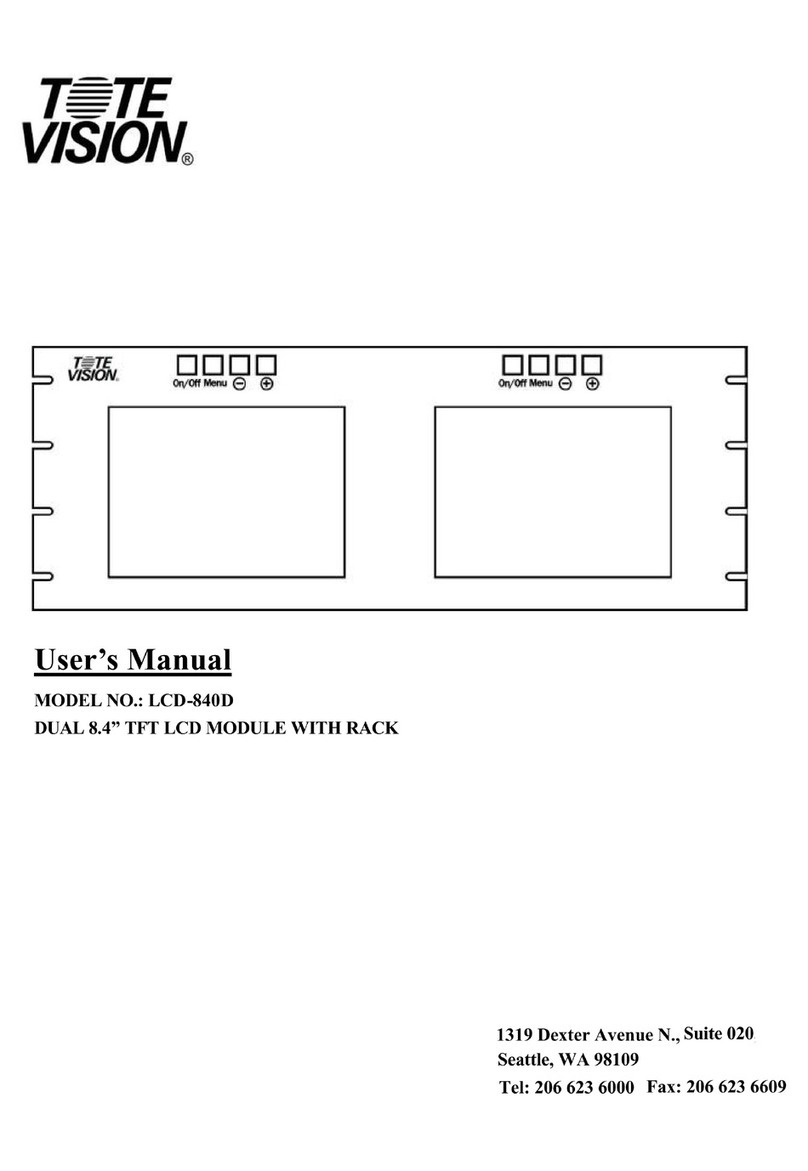 Totevision LCD-840D User manual