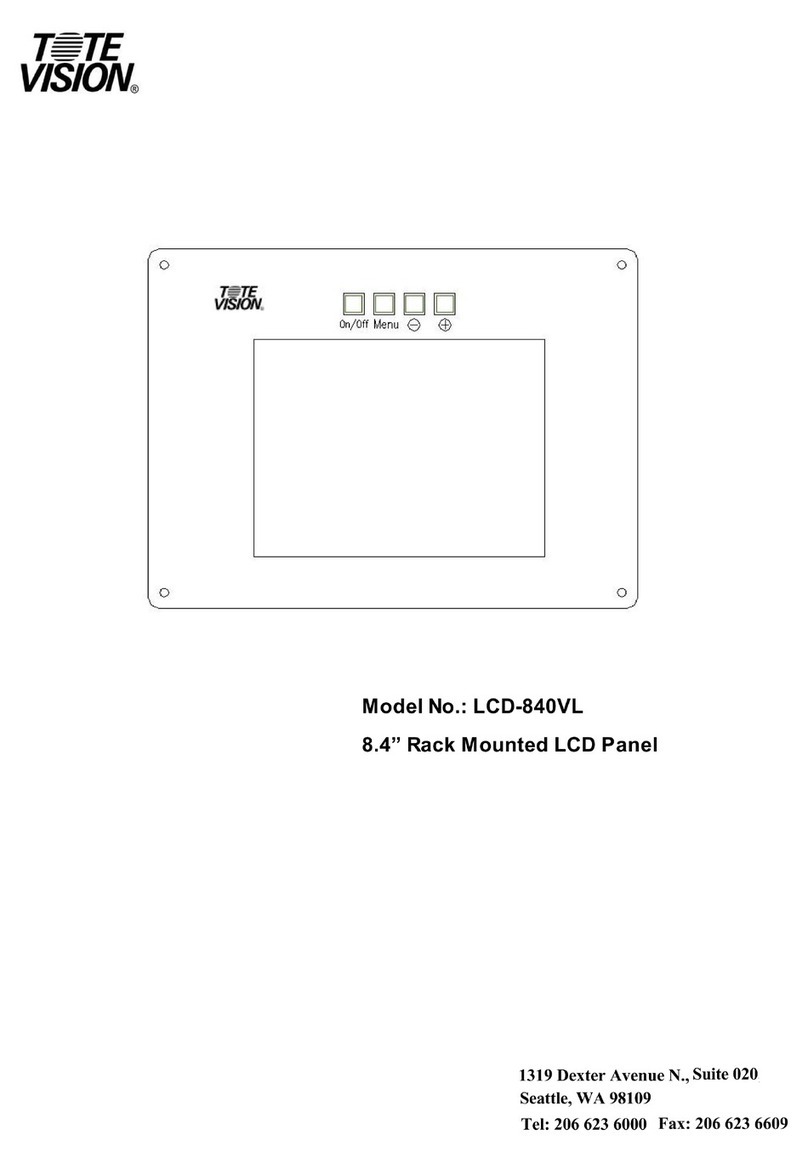 Totevision LCD-840VL User manual