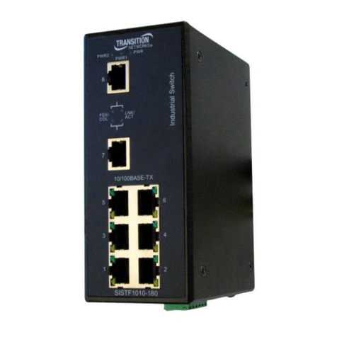Transition Networks SISTF1010-180-LRT User manual