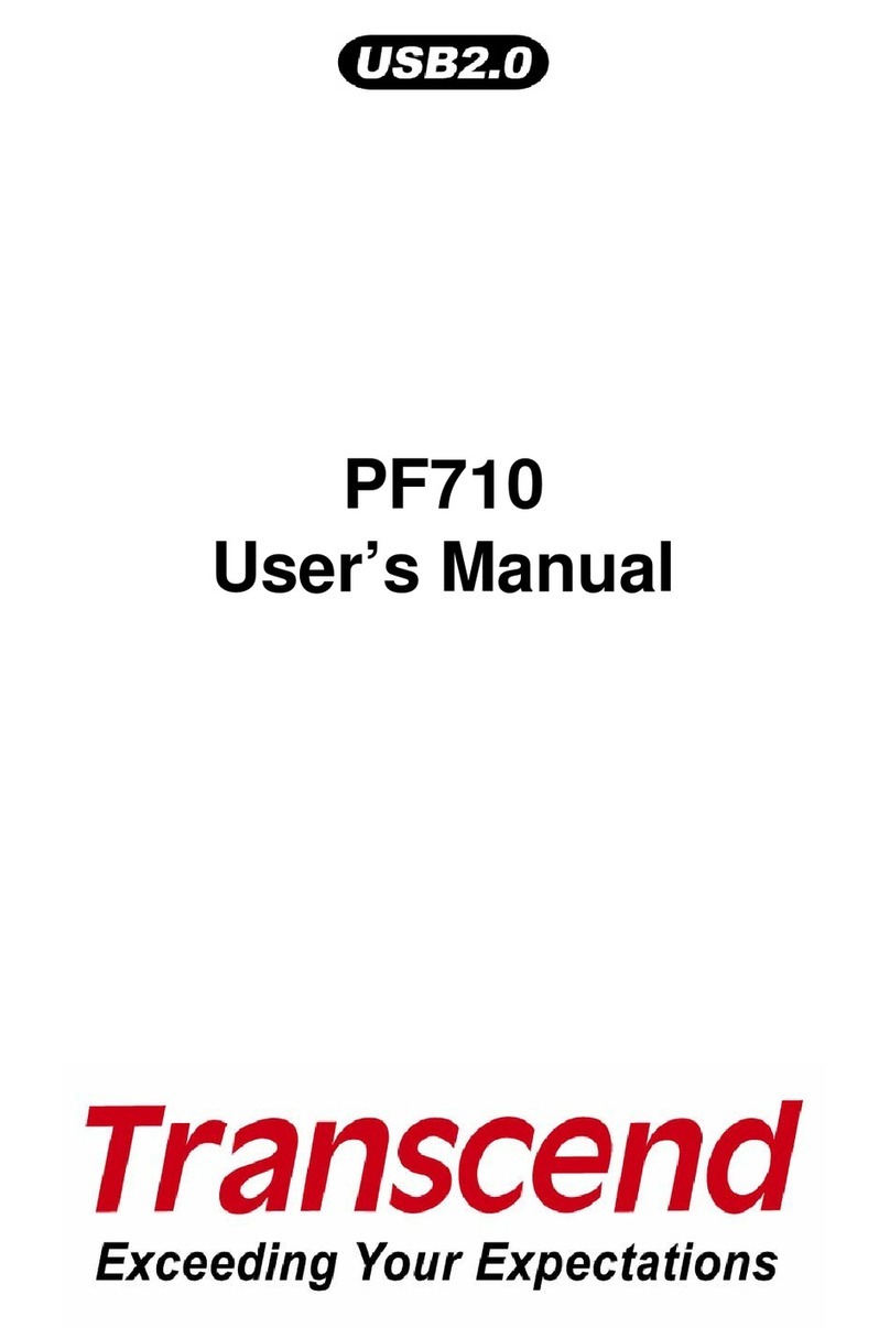 Transcend PF710 User manual