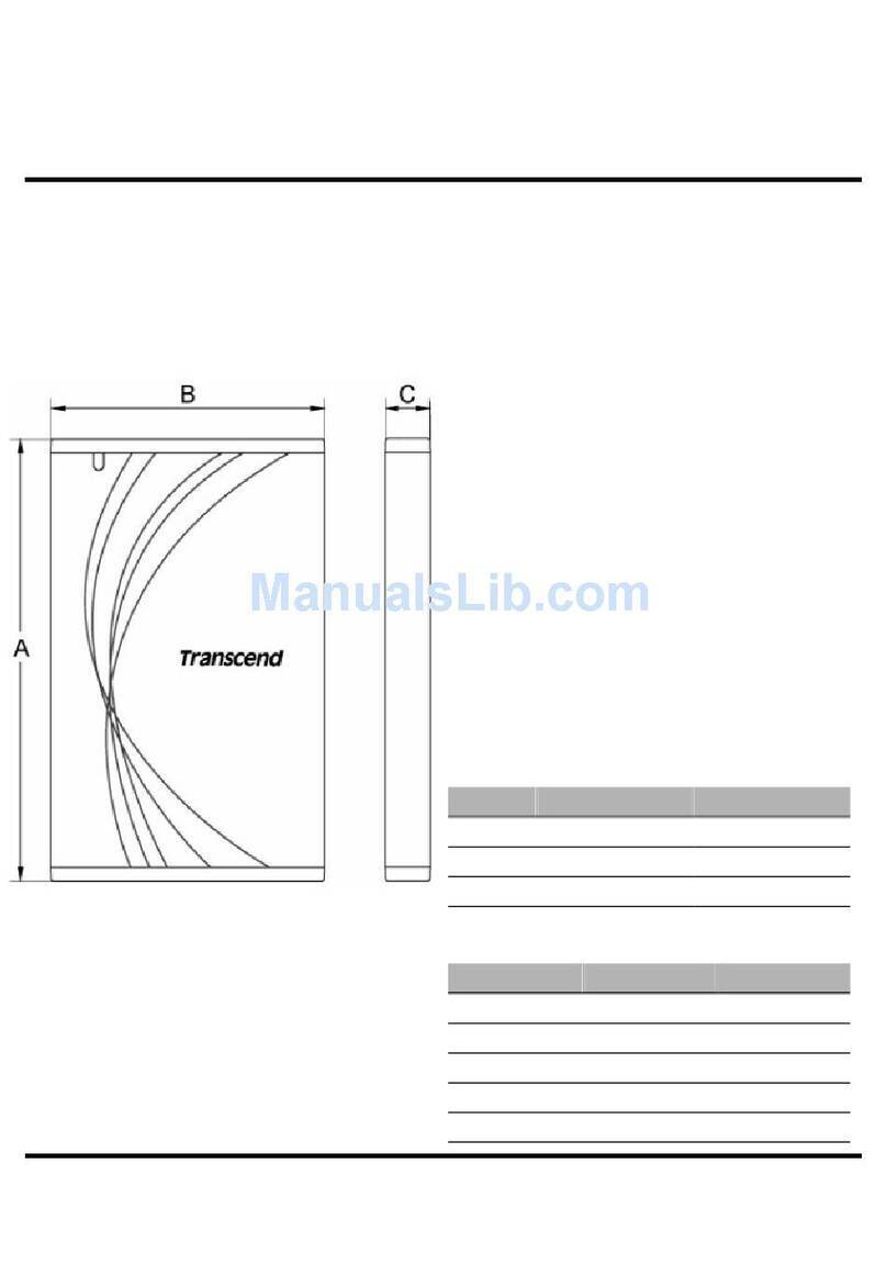 Transcend TS120GSJ25T User manual Transcend TS120GSJ25T User manual