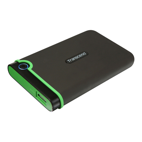 Transcend StoreJet 25M3 USB 3.0 750GB User manual