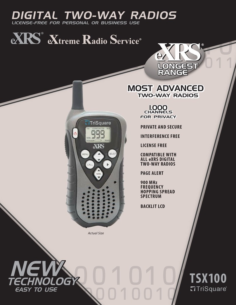 TriSquare TSX100 User manual
