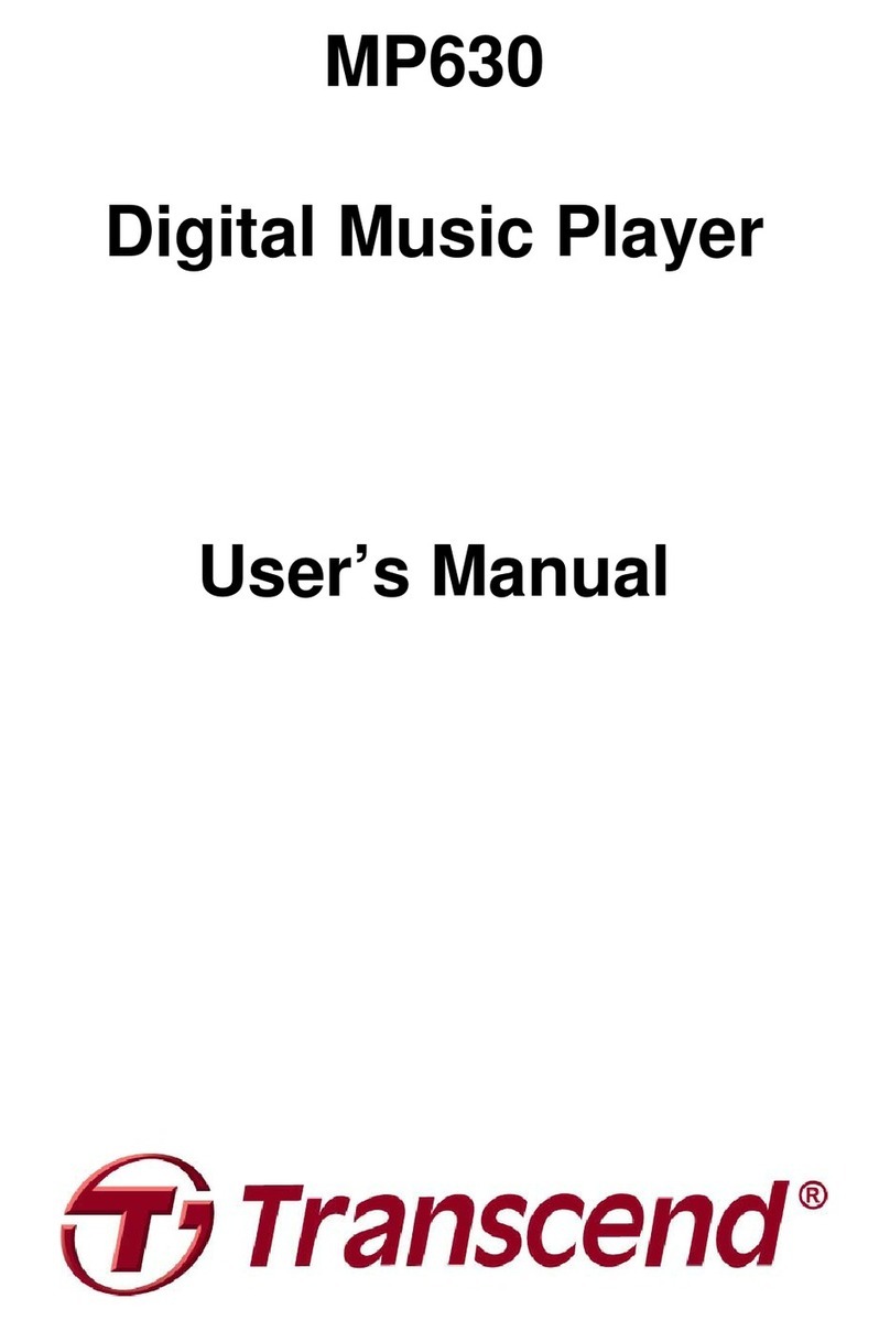 Transcend Tsonic 630 2GB User manual