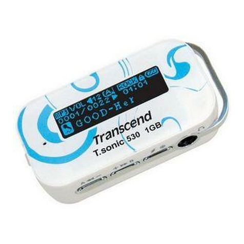 Transcend Tsonic 530 1GB User manual