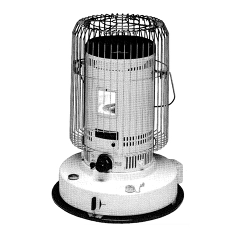 Toyostove WC-105R Type D Troubleshooting guide