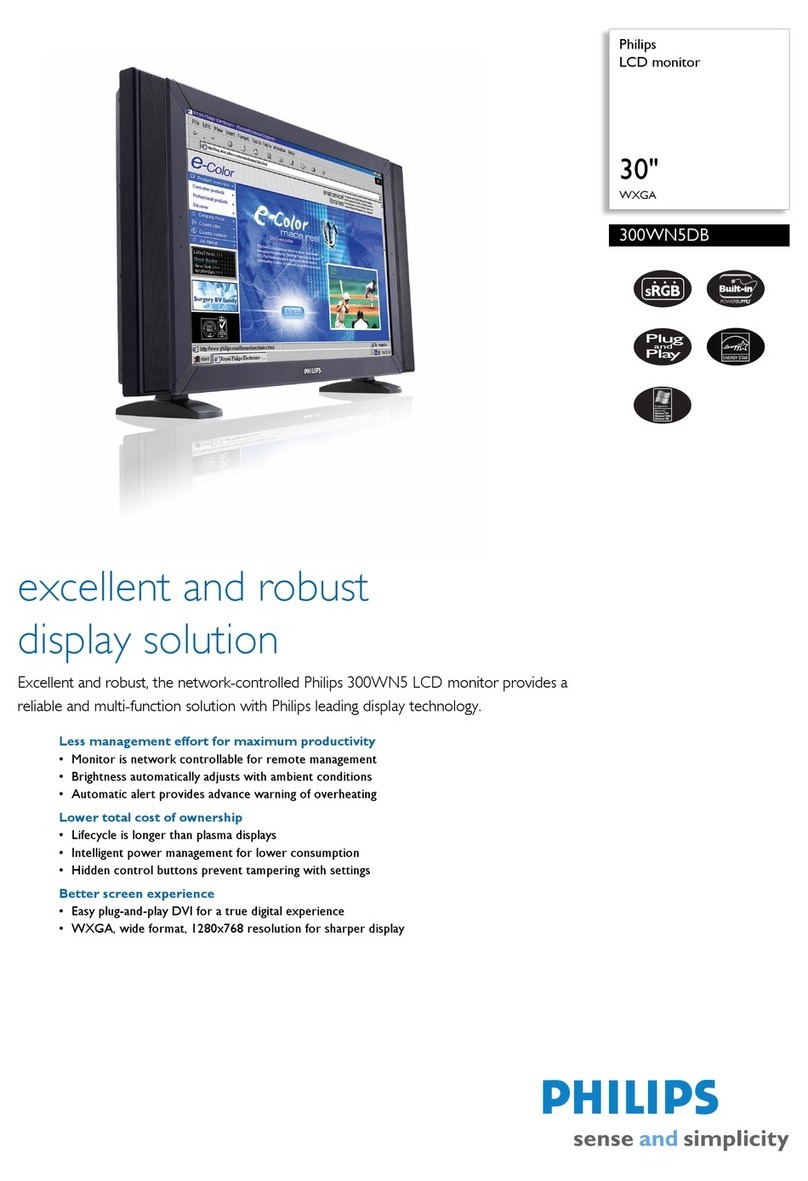Philips 300WN5DB User manual