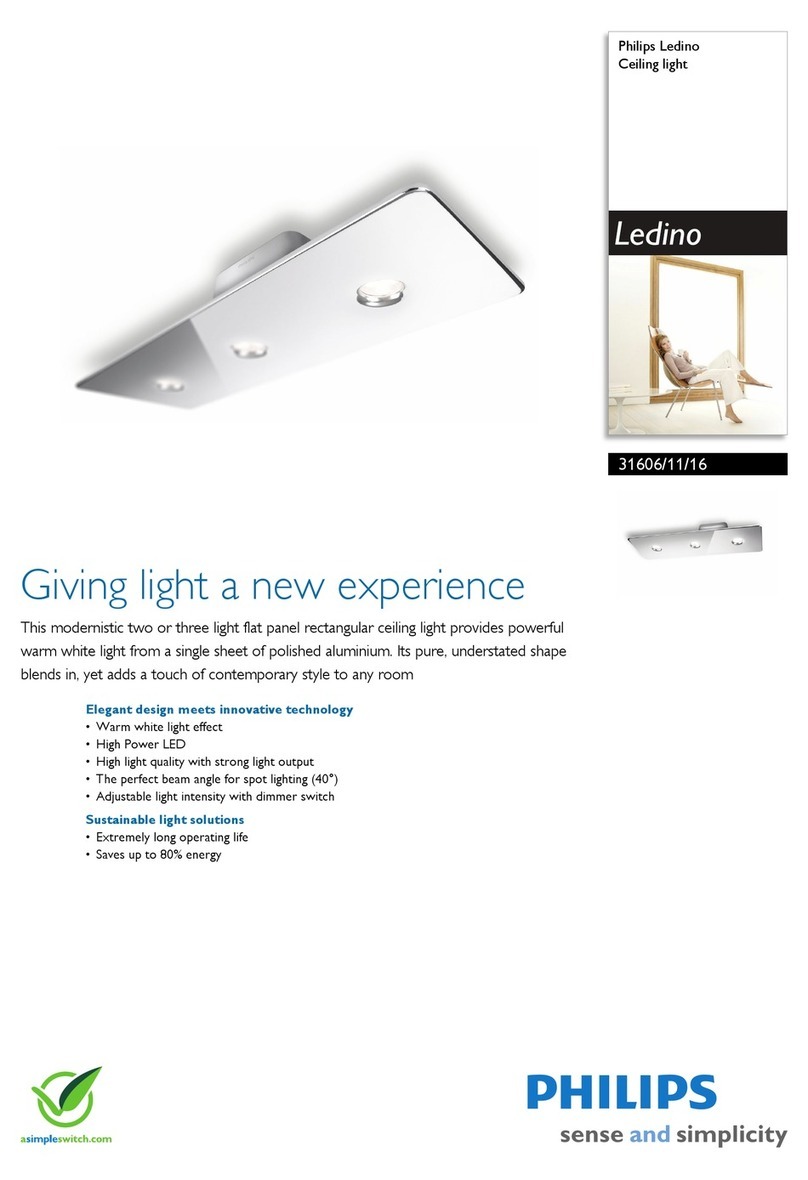 Philips Ledino 31606/11/16 Specifications