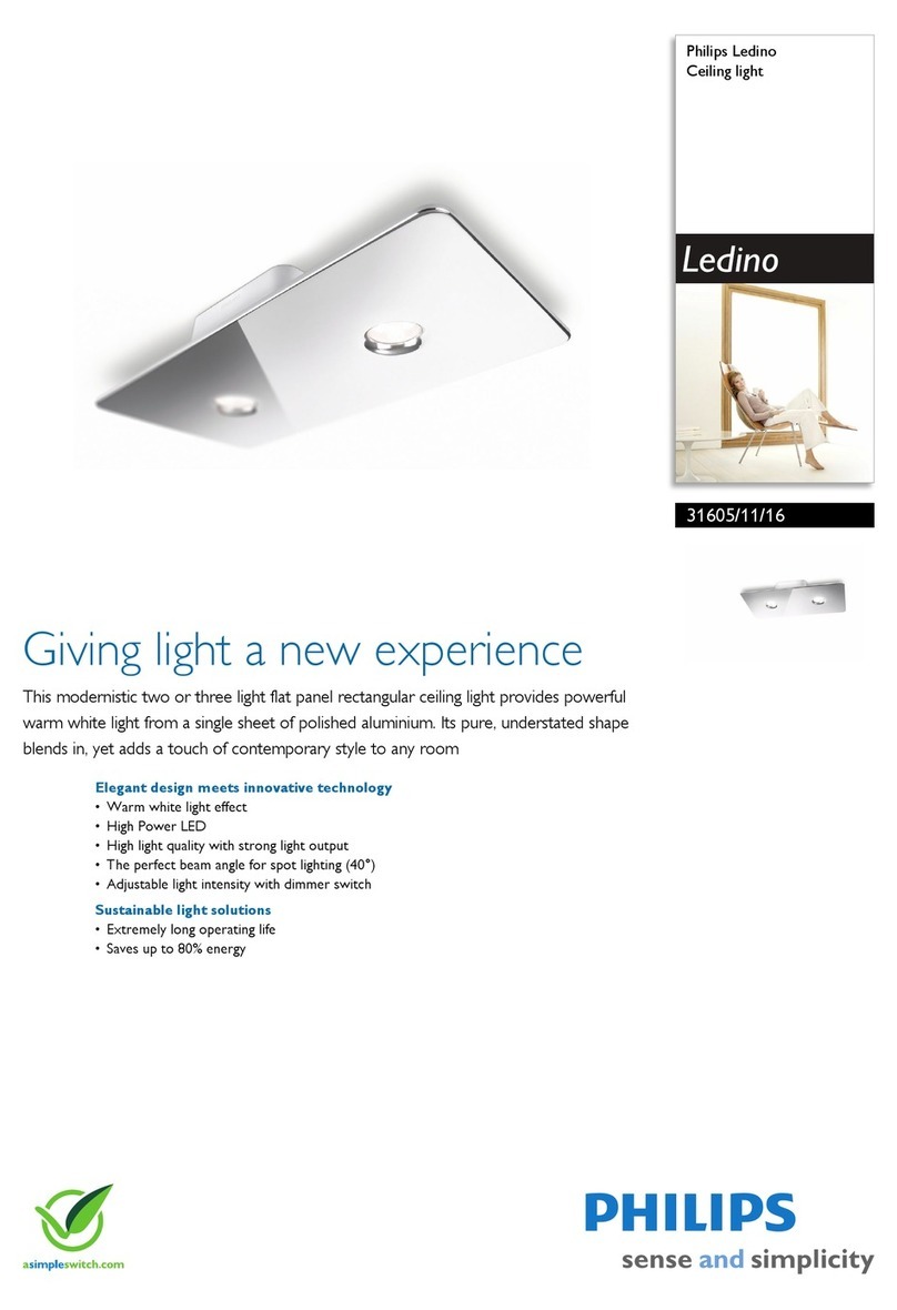 Philips Ledino 31605/11/16 User manual