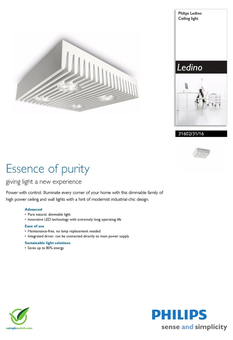 Philips Ledino 31602/31/16 Specifications