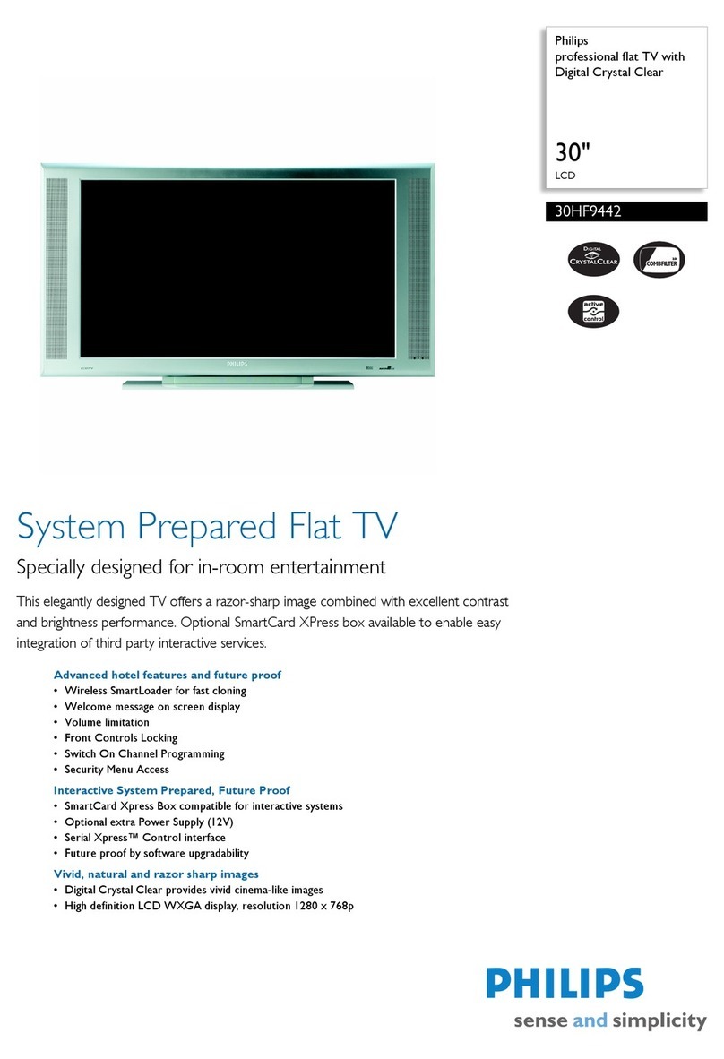 Philips 30HF9442 User manual