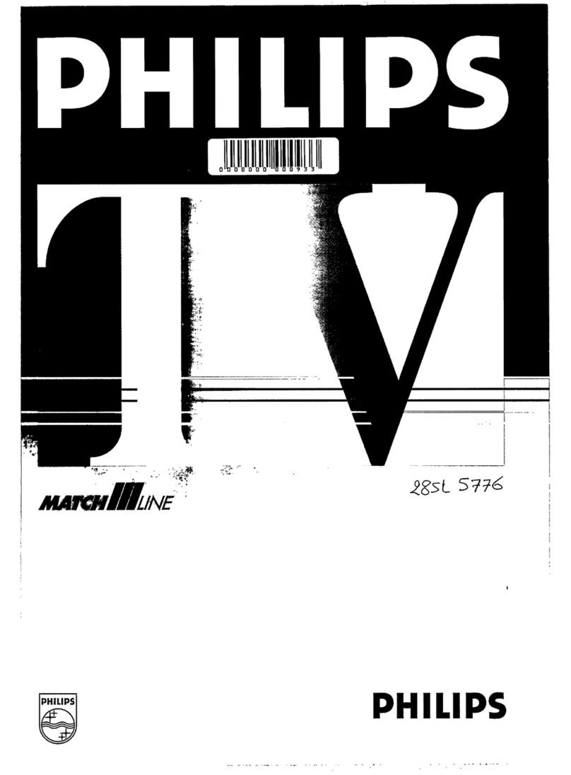 Philips Matchline 28SL5776 Handbook
