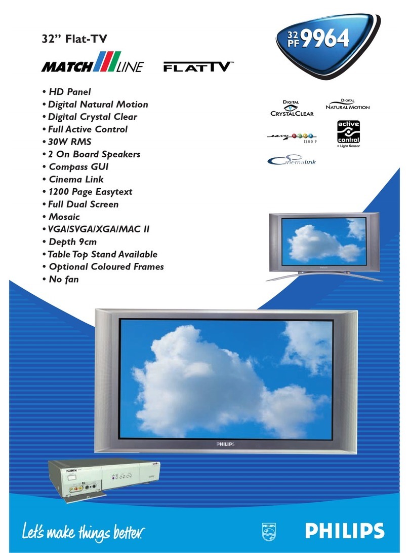Philips Matchline 32PF9964 User manual