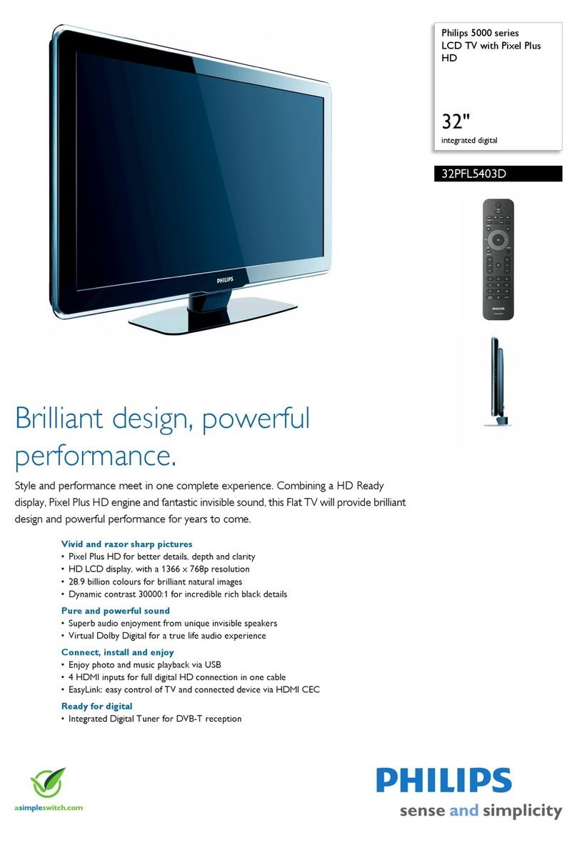 Philips 32PFL5403D - annexe 1 User manual