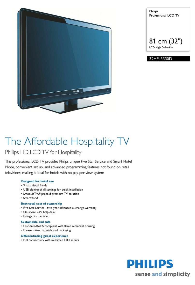 Philips 32HFL3330D User manual