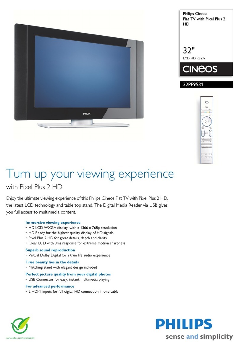 Philips Cineos 32PF9531 User manual