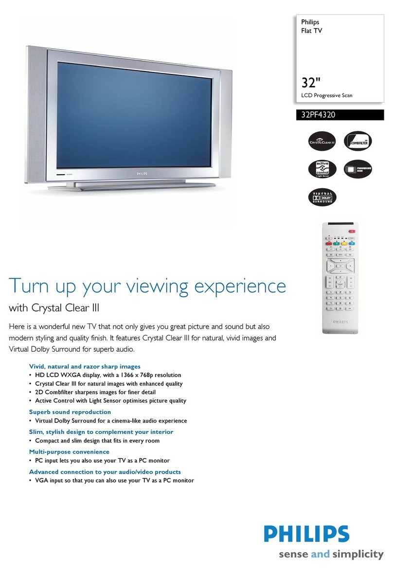 Philips 32PF4320 User manual