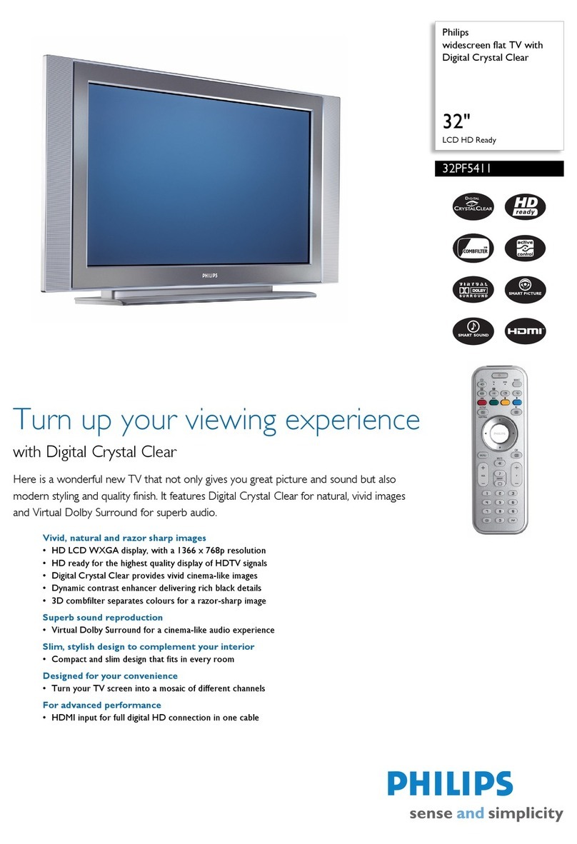 Philips 32PF5411 User manual