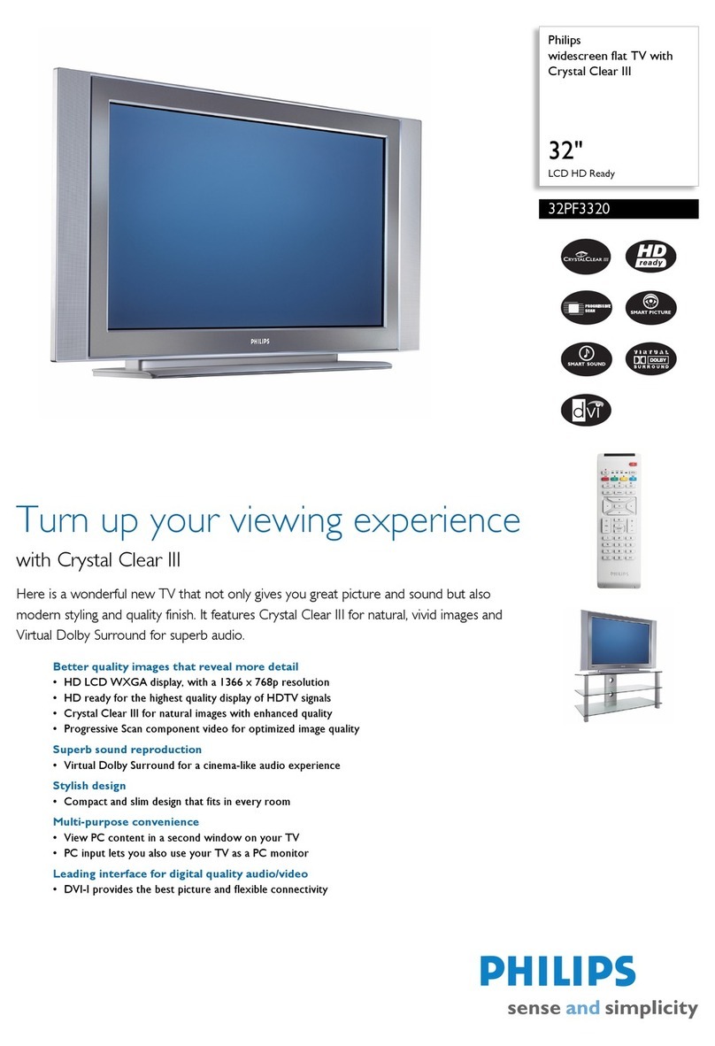 Philips 32PF3320 User manual