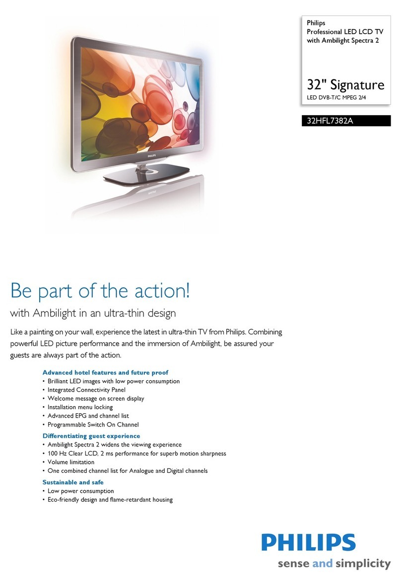 Philips Signature 32HFL7382A User manual