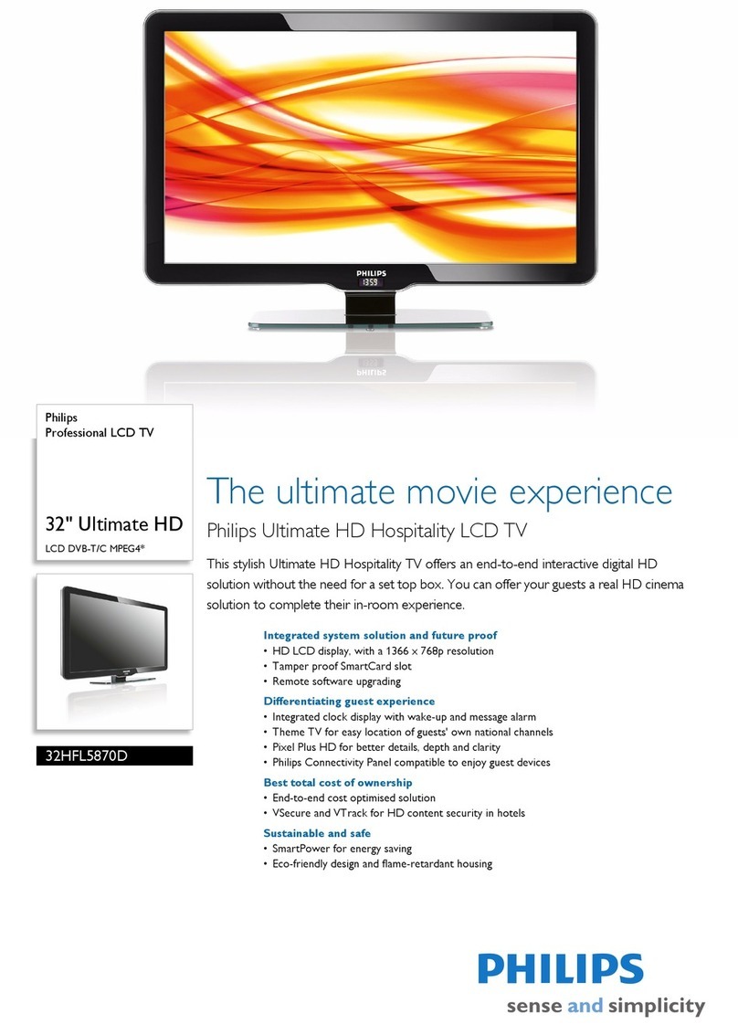 Philips 32HFL5870D User manual
