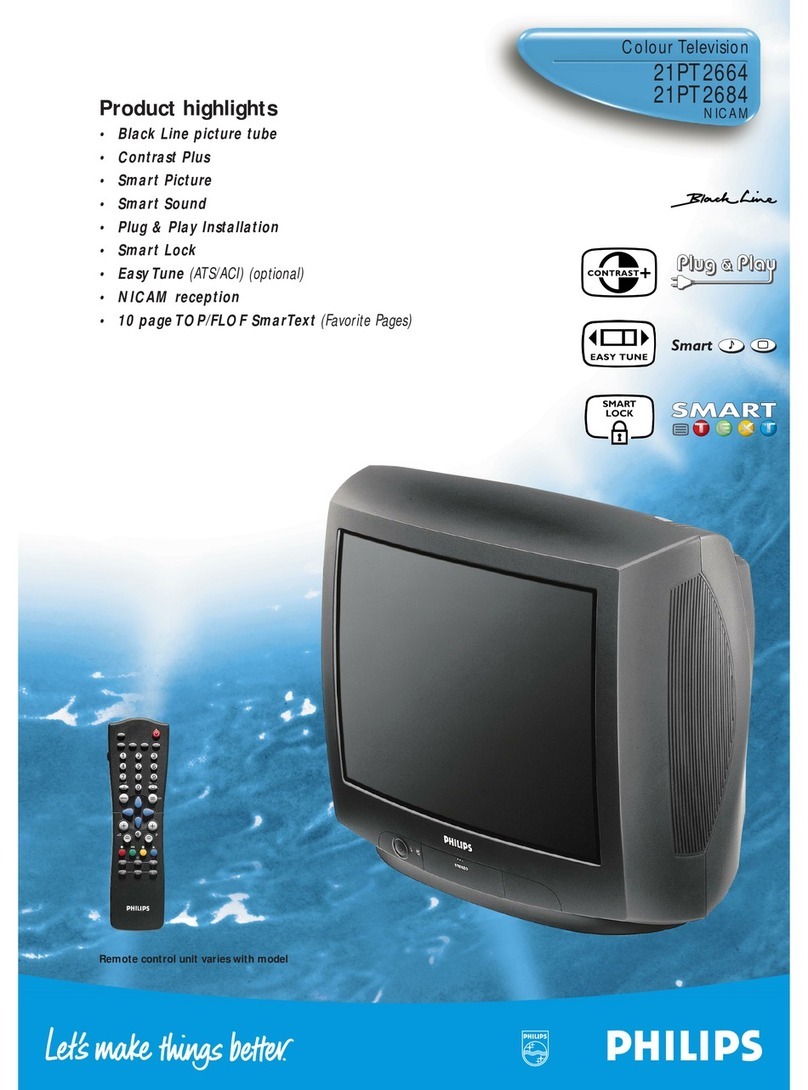 Philips 21PT2684 User manual