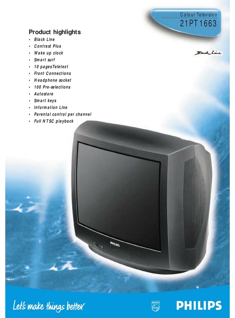 Philips 21PT1663 User manual