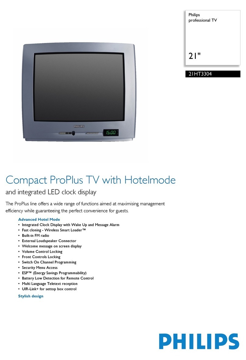 Philips 21HT3304 User manual