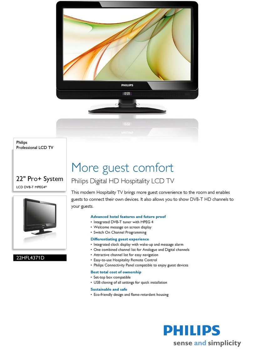 Philips 22HFL4371D User manual