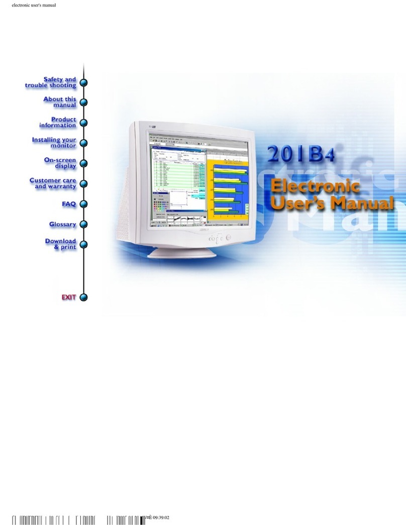 Philips 201B40 User manual