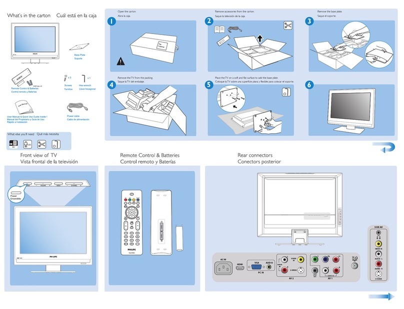 Philips 19PFL5402D User manual
