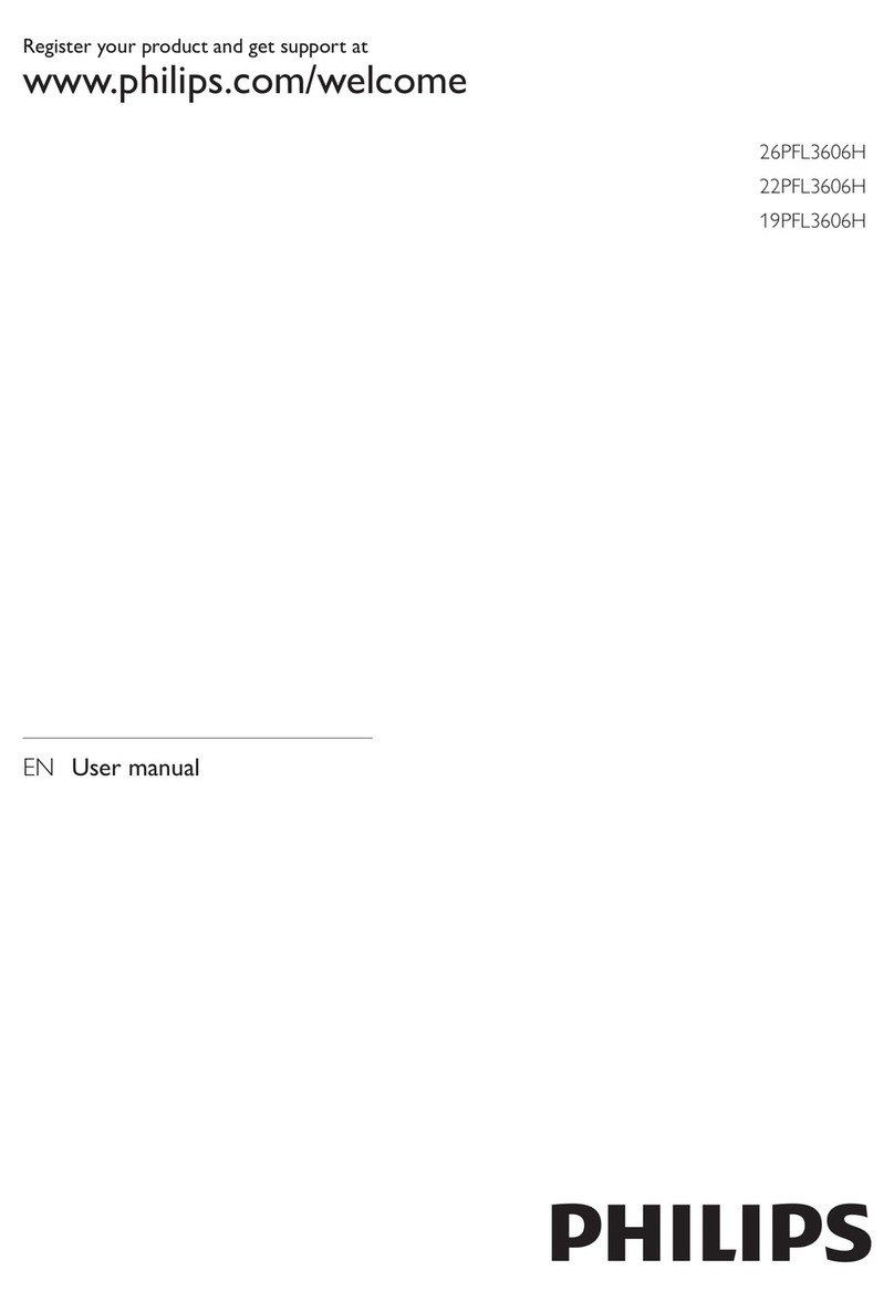 Philips 19PFL3606H User manual