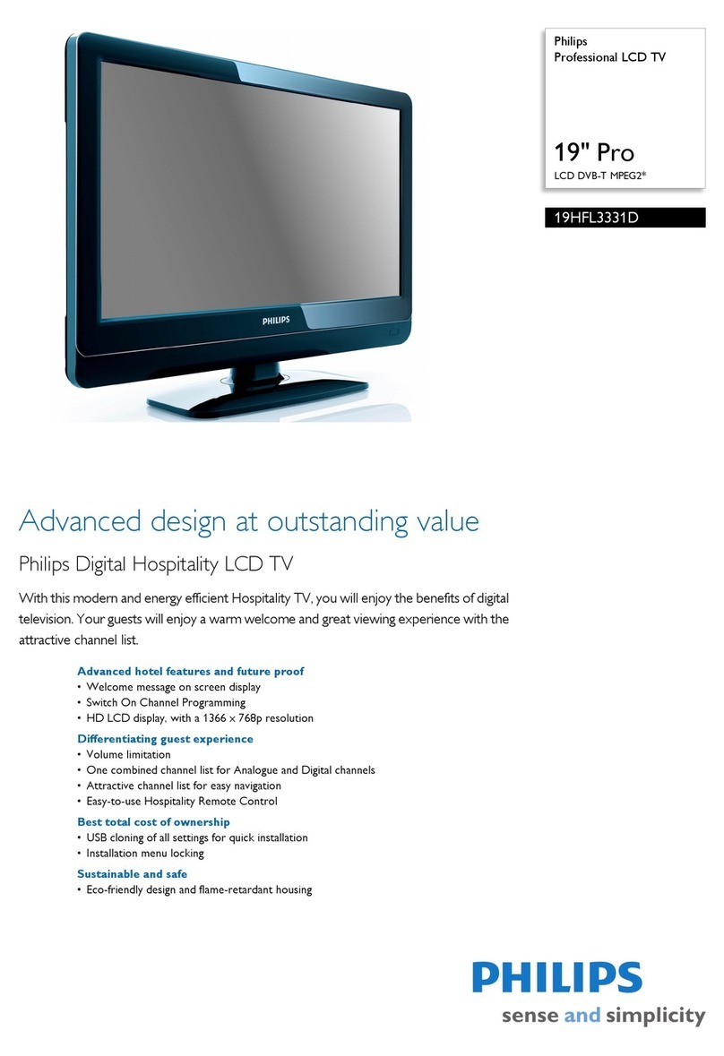 Philips 19HFL3331D/10 User manual