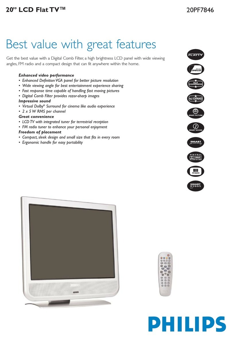 Philips 20PF7846 User manual